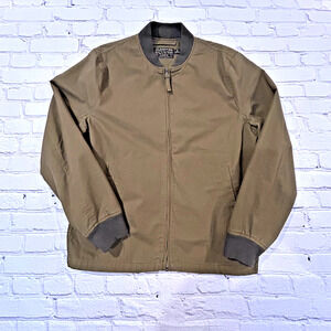 Vintage J CREW Field Jacket Adult Medium Army Green Outerwear NX-631 Military